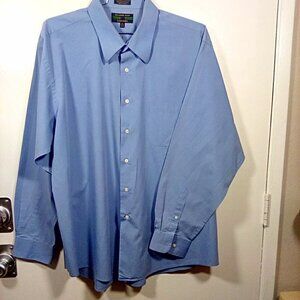 Men's Alexander Julian Colours Light Blue Button Down Shirt SZ: 2XL
